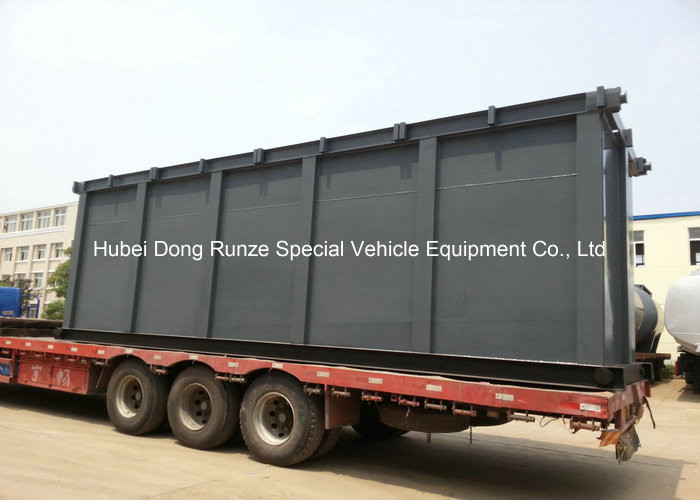 Skid Mounted 70000L Acid Storage Tank Steel Lined PE For Oilfield Storage
