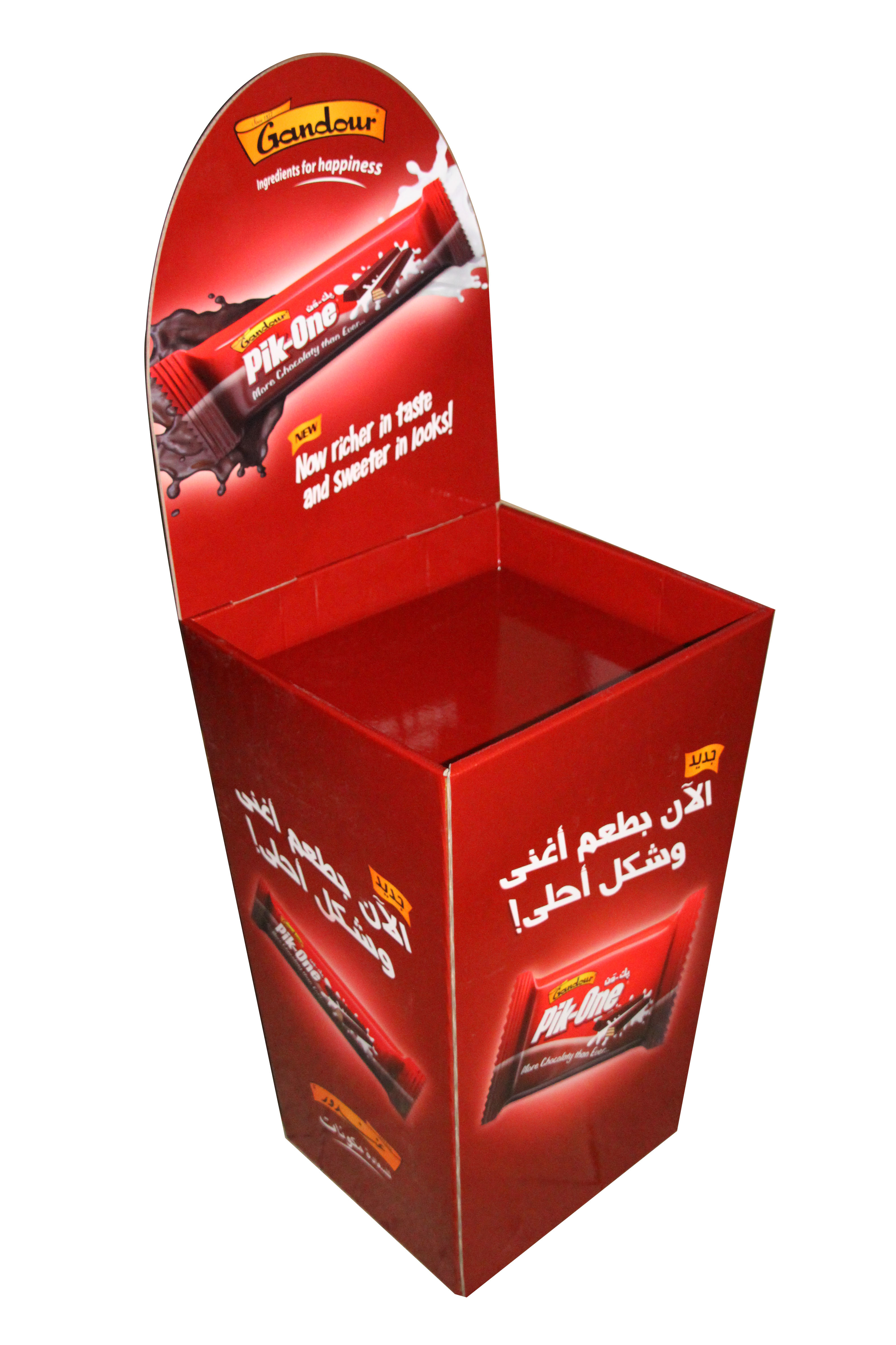 Printed Dump Bin Display , Commercial Cardboard Retail Display Boxes