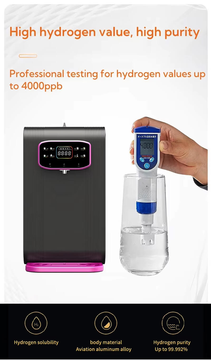 Hydrogen-rich Water Dispenser Anti-aging Antioxidant Molecular Hydrogen Water Machine WEIZI
