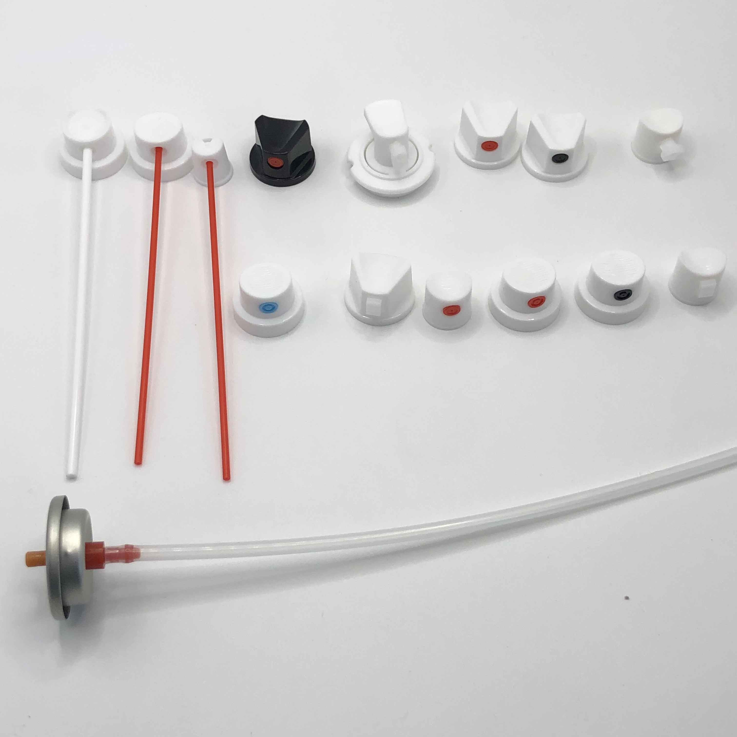 Single Orifice Aerosol Spray Paint Valve With One Inch Stem Housing 2.0×0.33mm