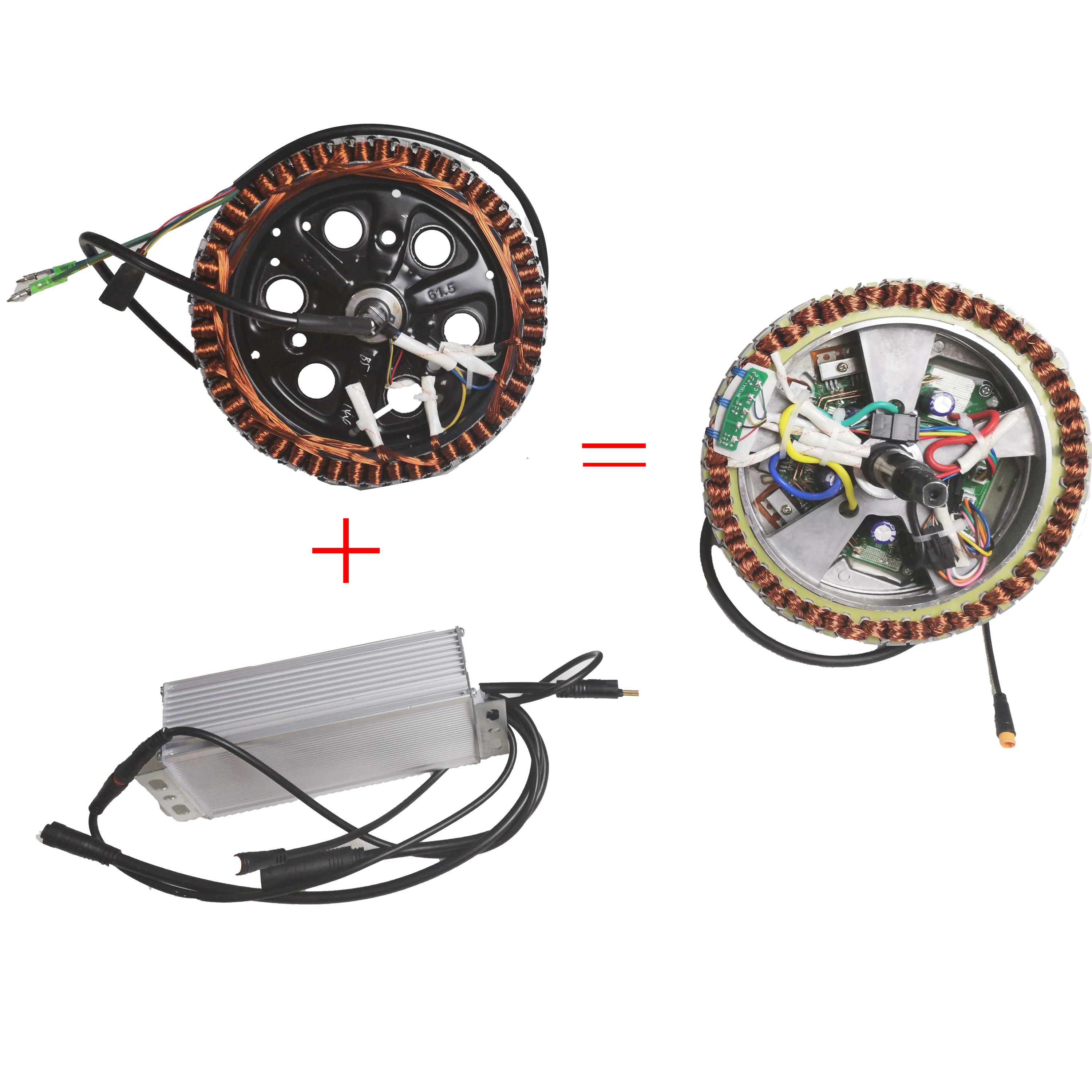 Fancy Magic Pie New Generation 250W/1500W e bike conversion kit with regenerative braking Rim size 20-29" Front Wheel