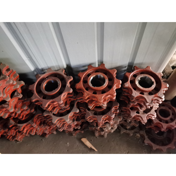 7 Tooth Cast Iron Boiler Chain Sprocket Wheel Antiwear 9kg