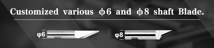 Tungsten carbide 6mm 8mm Diameter Kongsberg Esko Blade