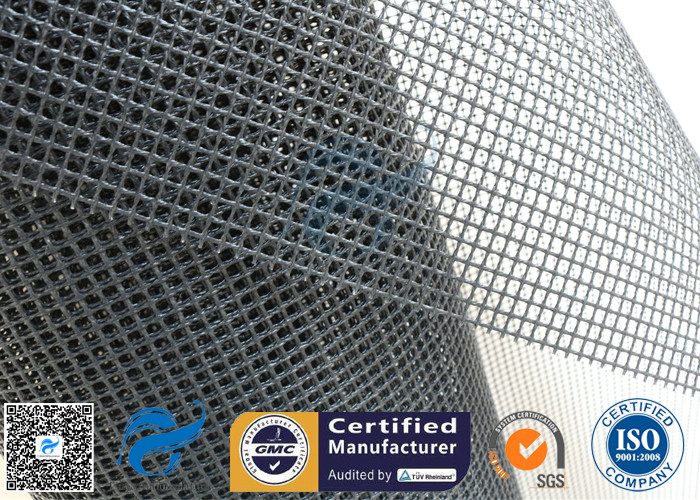 PTFE Coated Fiberglass Mesh Fabric Black 4X4MM 580G Textile Dryer Conveyor Belt