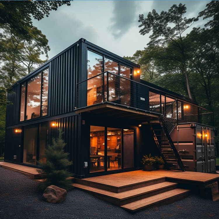 Flat Pack Steel 20ft 40ft Container House Prefab Modular Container Homes For Small Spaces