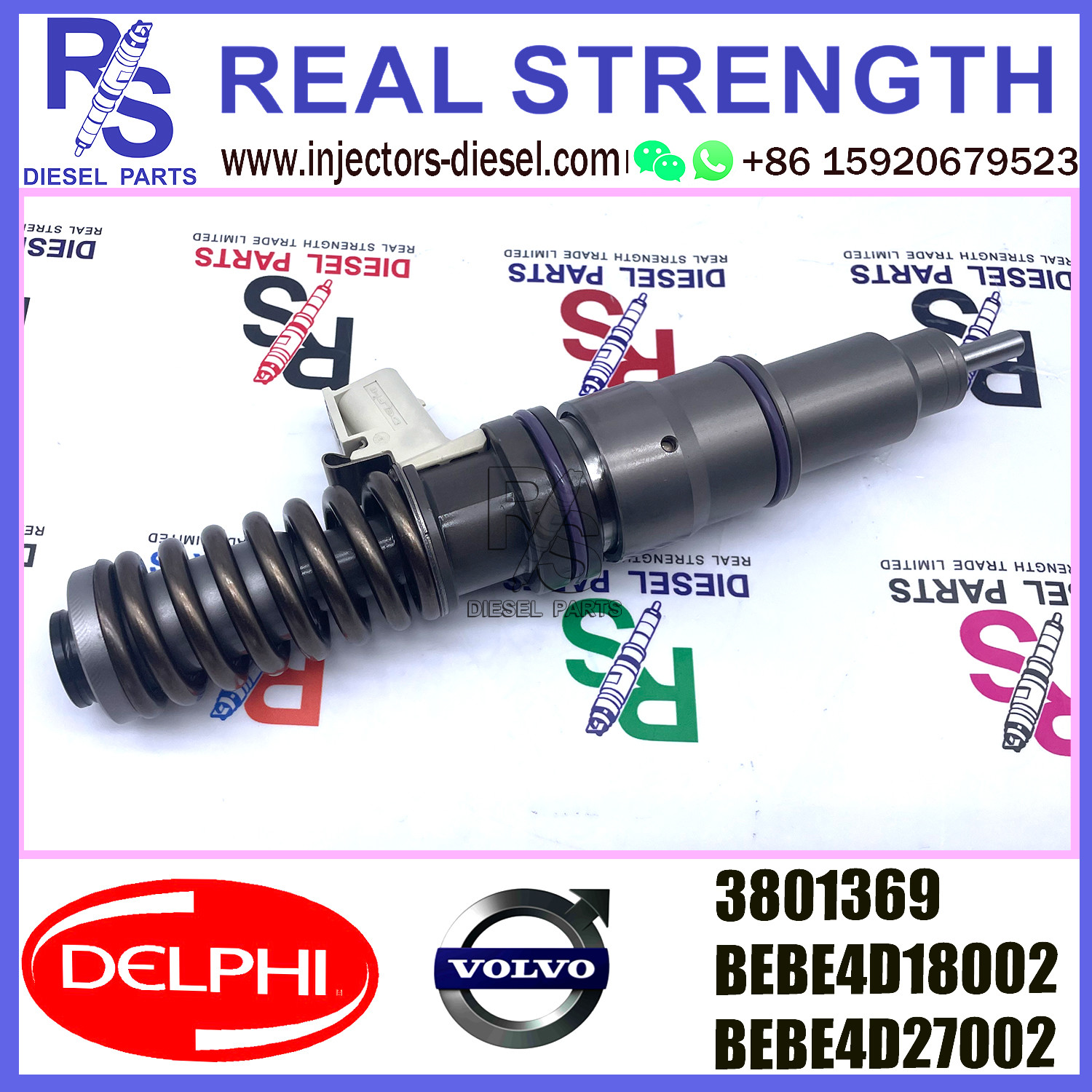 3801369 DELPHI Fuel Injector BEBE4D27002 BEBE4D18002 For V-O-L-V PENTA MD13