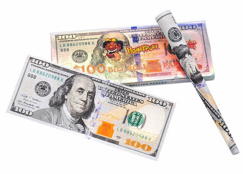 Hand Roll Tobacco Leaf Rolling Paper 110*45mm Self Adhesive Slow Burning