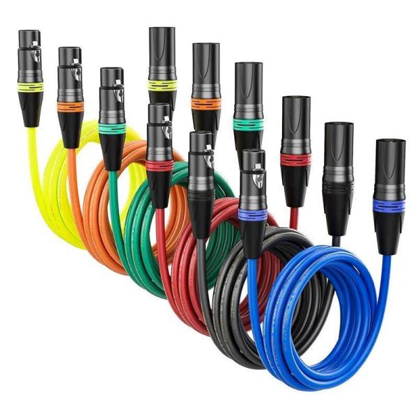 Customized XLR Cable with High Sound Quality and Bare Copper Wire for Professional Audio Applications