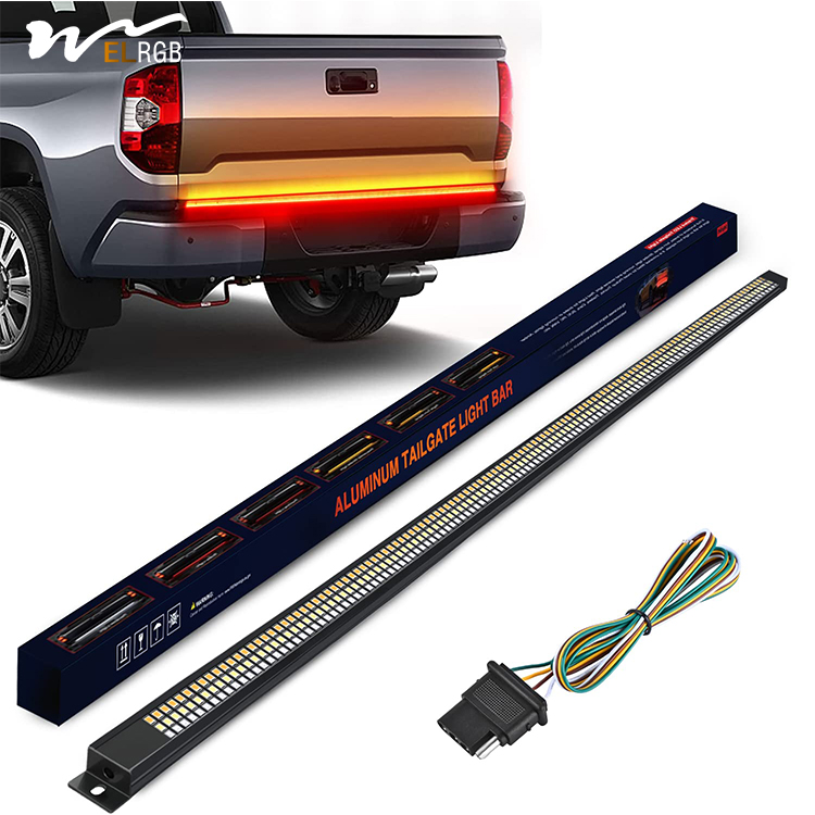 Truck Tailgate Light Strip with Red Running Brake White Reverse and Amber Turn Signal