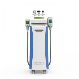 Buy cheap Multifunctional 5 handles cryo+cavitation+rf fat removal cryolipolysis CE medical approve product
