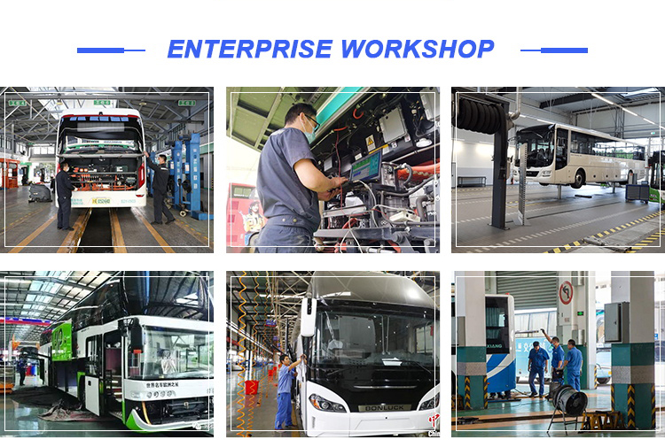 Highly Refurbished Customized Coach Bus 60 Seats Used Buses with 8.424L Displacement