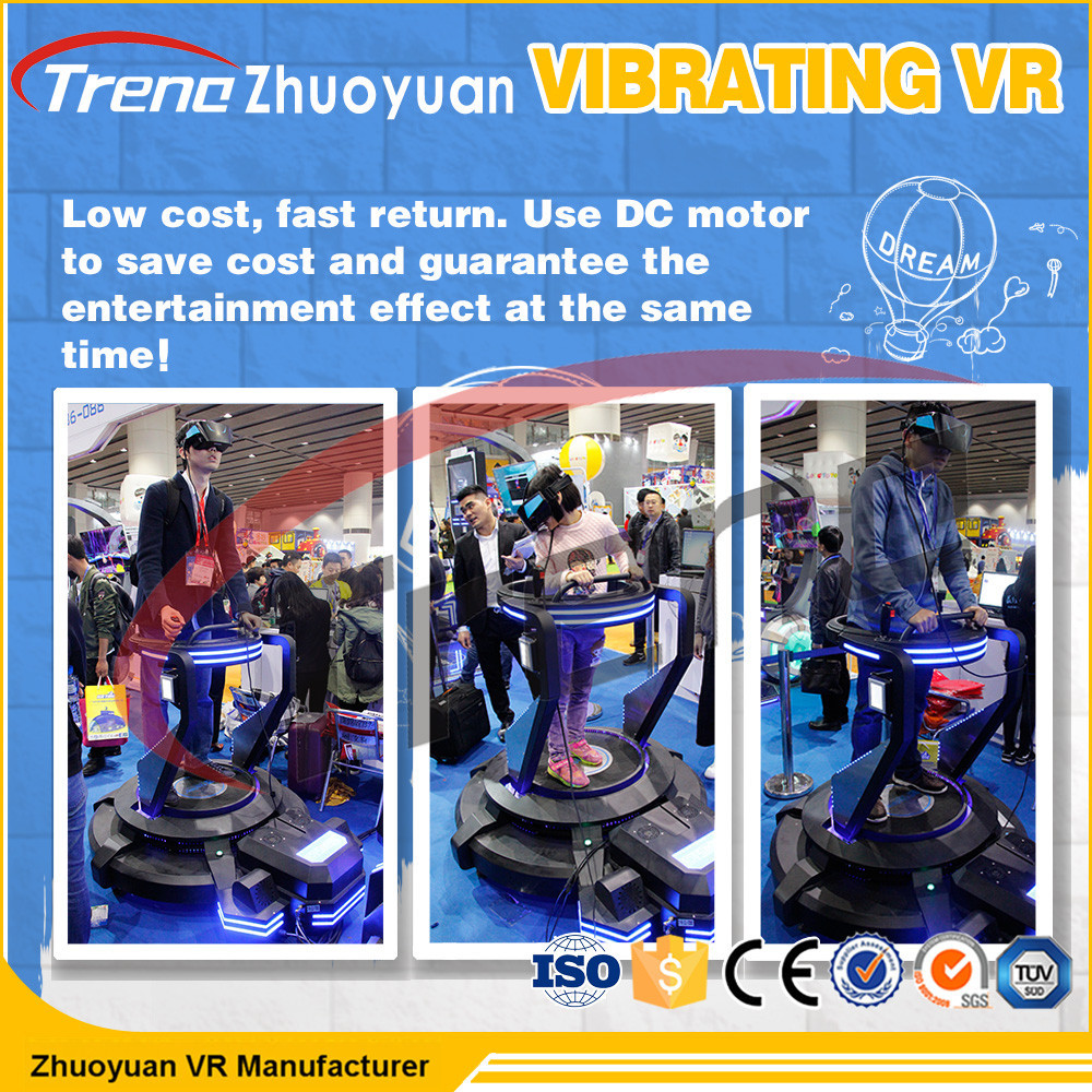 Attractive 9D Vibrating VR Simulator Shooting Game / VR Arcade Machine