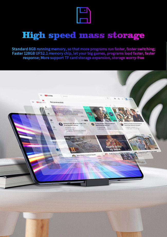 10.4 Inch Android Tablet Navigation 5G Dual Card Dual Wait GPS Satellite Navigation Bluetooth 5.0 Tablet