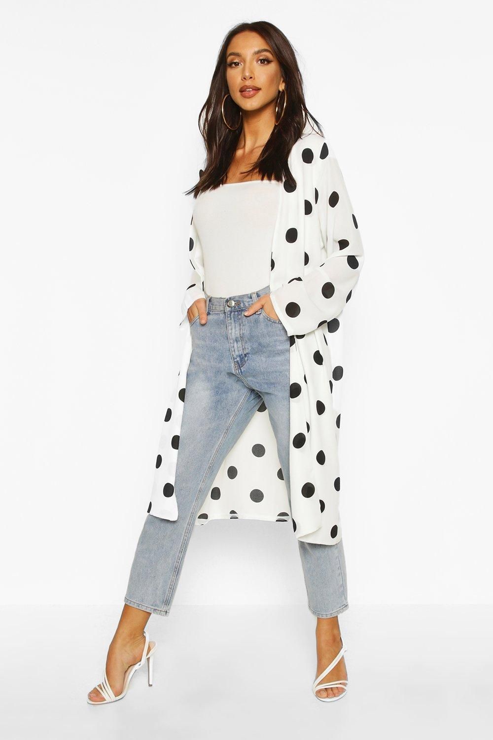 Custom 150cm 185gsm Polka Dot Knit Fabric 6% Spandex 47% Cotton 47% Modal