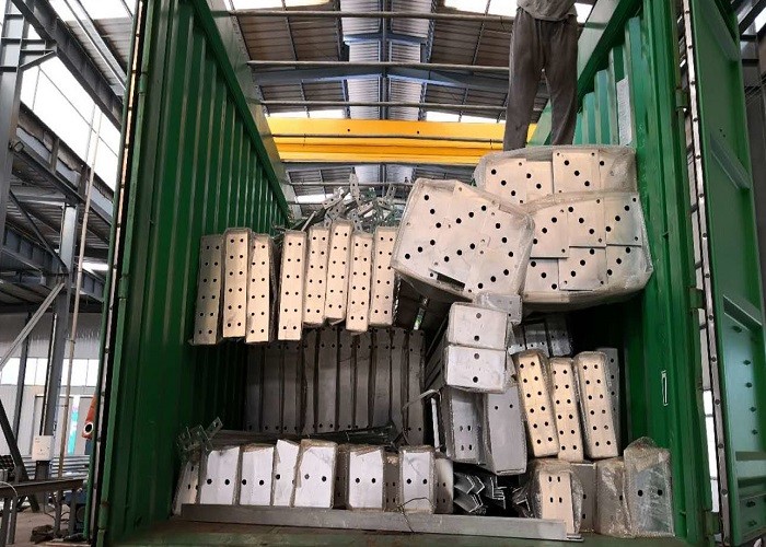 Structural Steel Frame Building , Large Span Prefabricated Metal Workshop Building