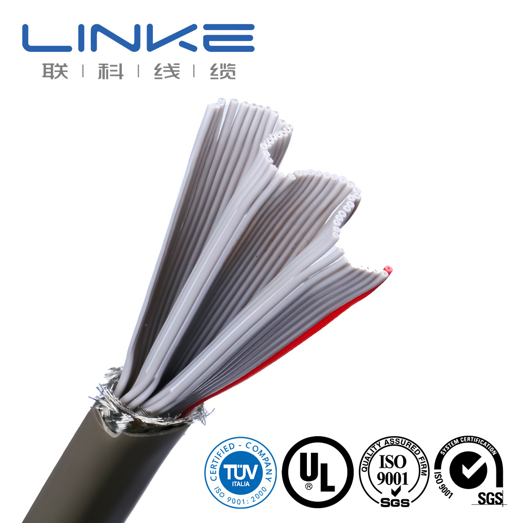 Flexible Rubber Flat Power Wire Cable for Machine Wiring Electronic Automotive Robot