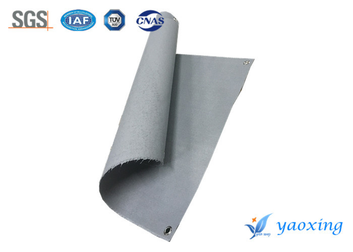 Thickness 0.4mm Twill Silicone Coated Fiberglass Cloth For Fire Insulation Sleeve