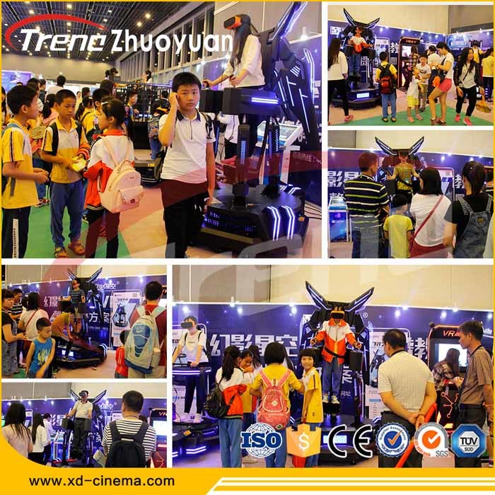 Amazing Indoor Game VR Virtual Reality Simulator Stand Up Flight Simulator Machine