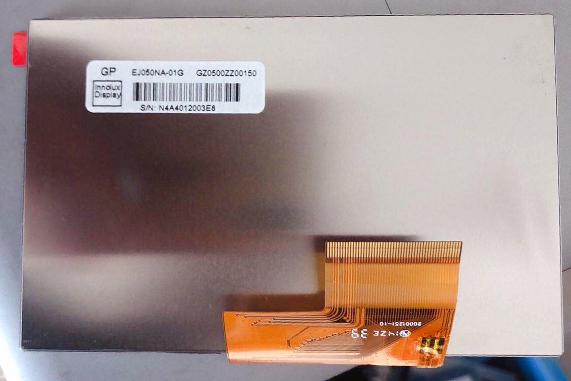 EJ050NA-01G CHIMEI Innolux 5.0" 800(RGB)×480 350 cd/m² INDUSTRIAL LCD DISPLAY