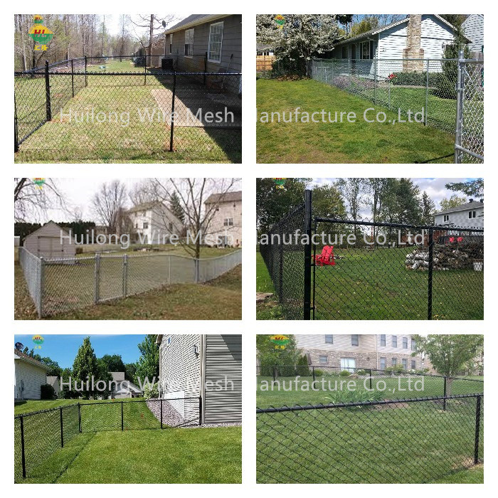 6.3 Ft High Cyclone Mesh Fencing Residential Hot Dipped Galvanized With Gate