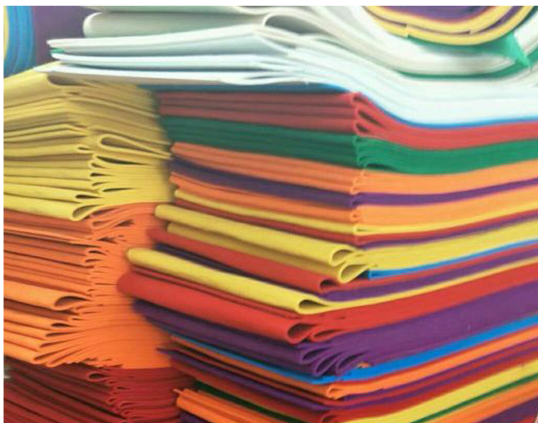 Non Woven Soft Dyed 2mm Felt Width 185CM Poly Linen Fabric