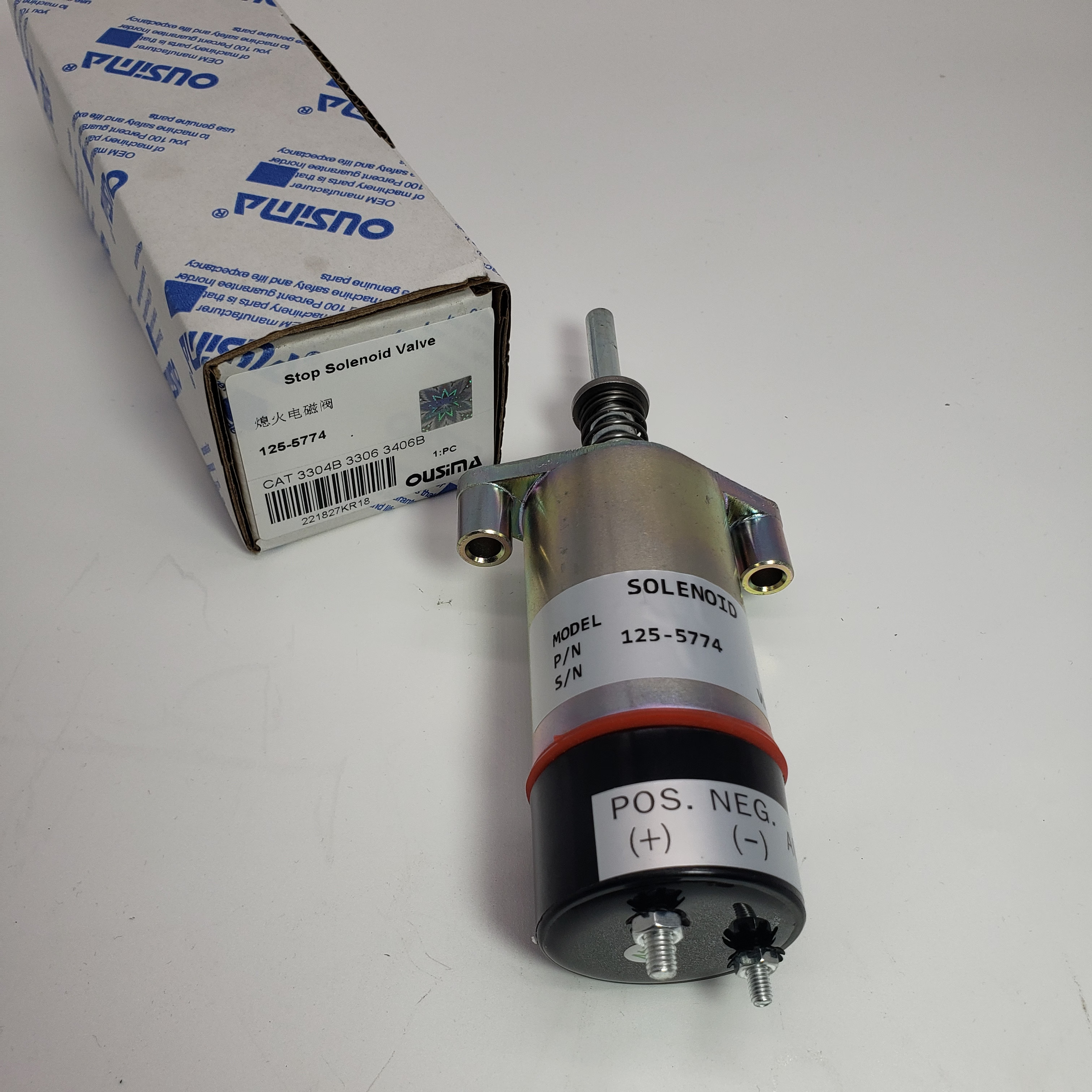 125-5774 1255774 Stop Solenoid Valve For 3304B 3306 3406B