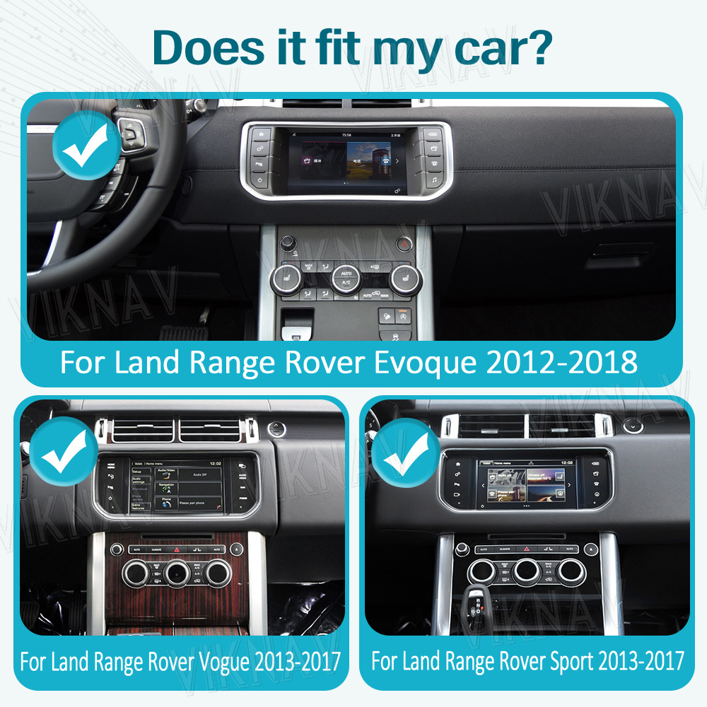 GPS Android Head Unit For Land Range Rover Vogue / Sport / Evoque 2013-2018