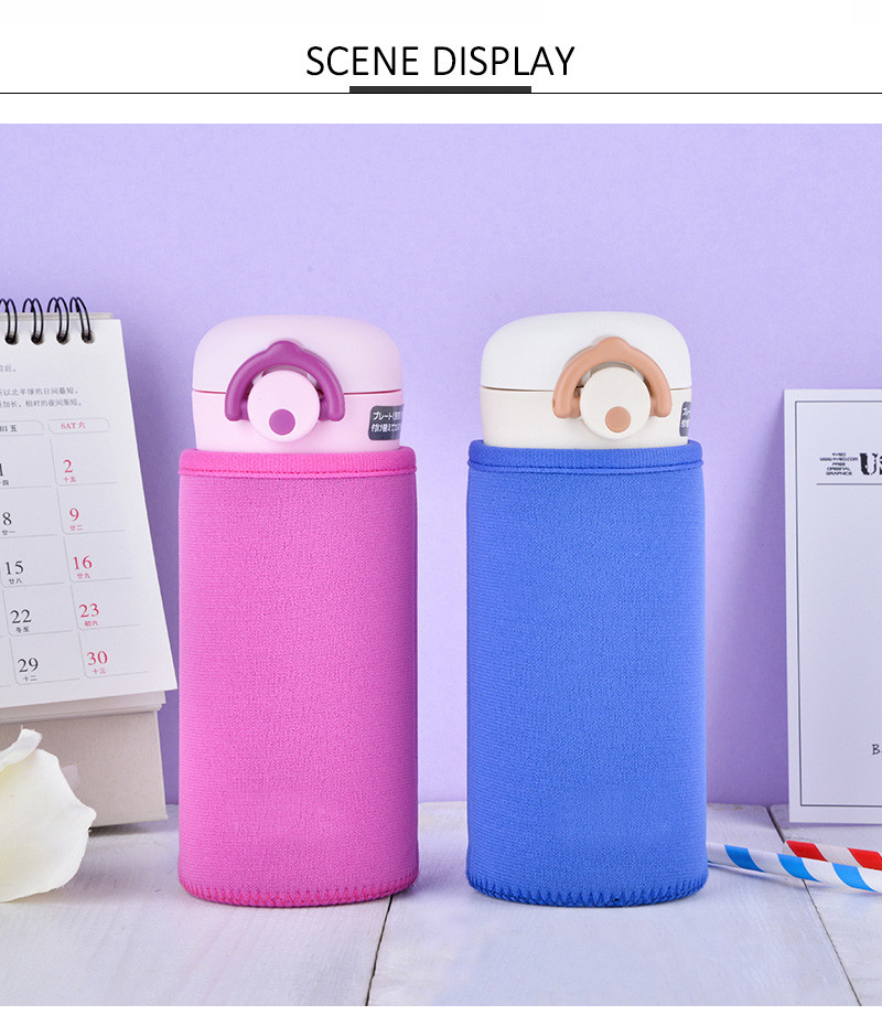 Multi Color Durable Glass Insulation Hot Water Bottle Sleeve Neoprene