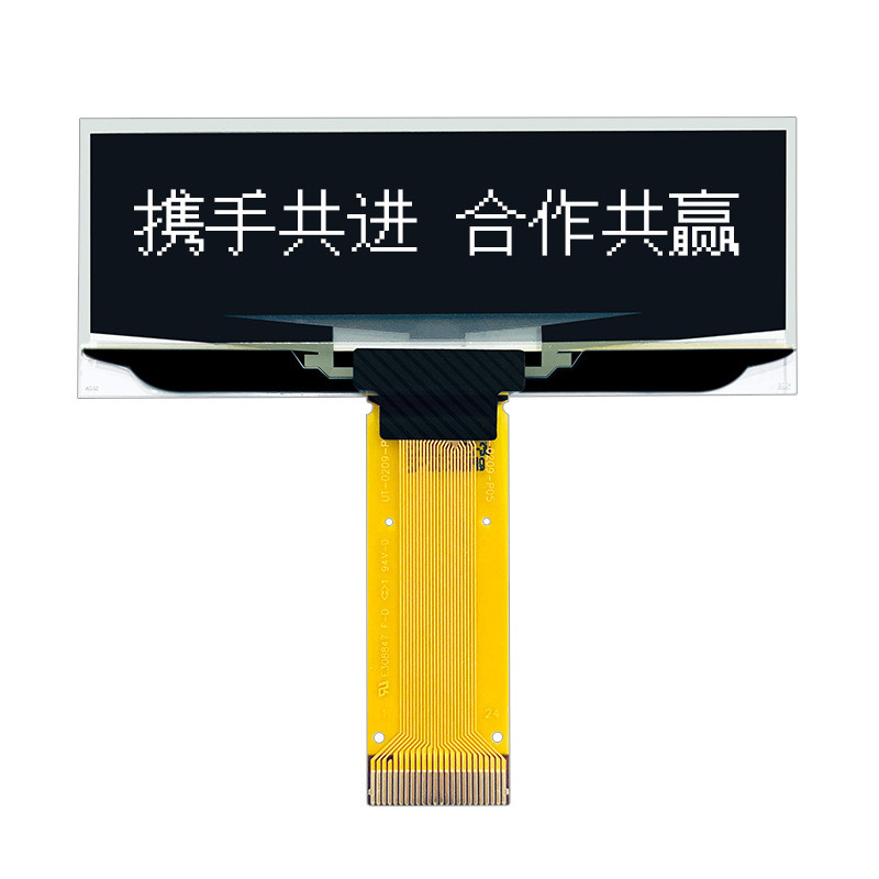 2.23 Inch PMOLED Display Module, 128*32 Resolution, 24 PINS 3/4 SPI,I2C Interface