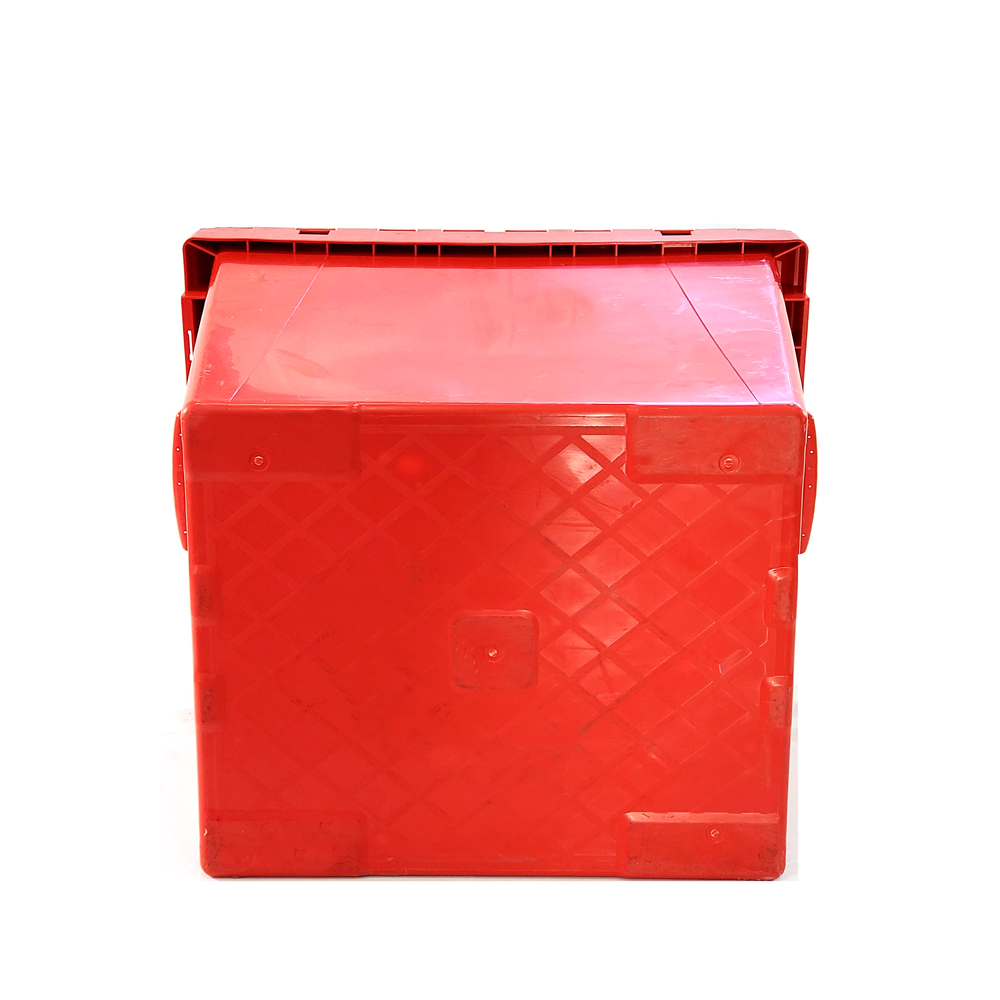 Reusable Plastic Shipping Crates Warehouse Storage 640x542x600mm 171 litre