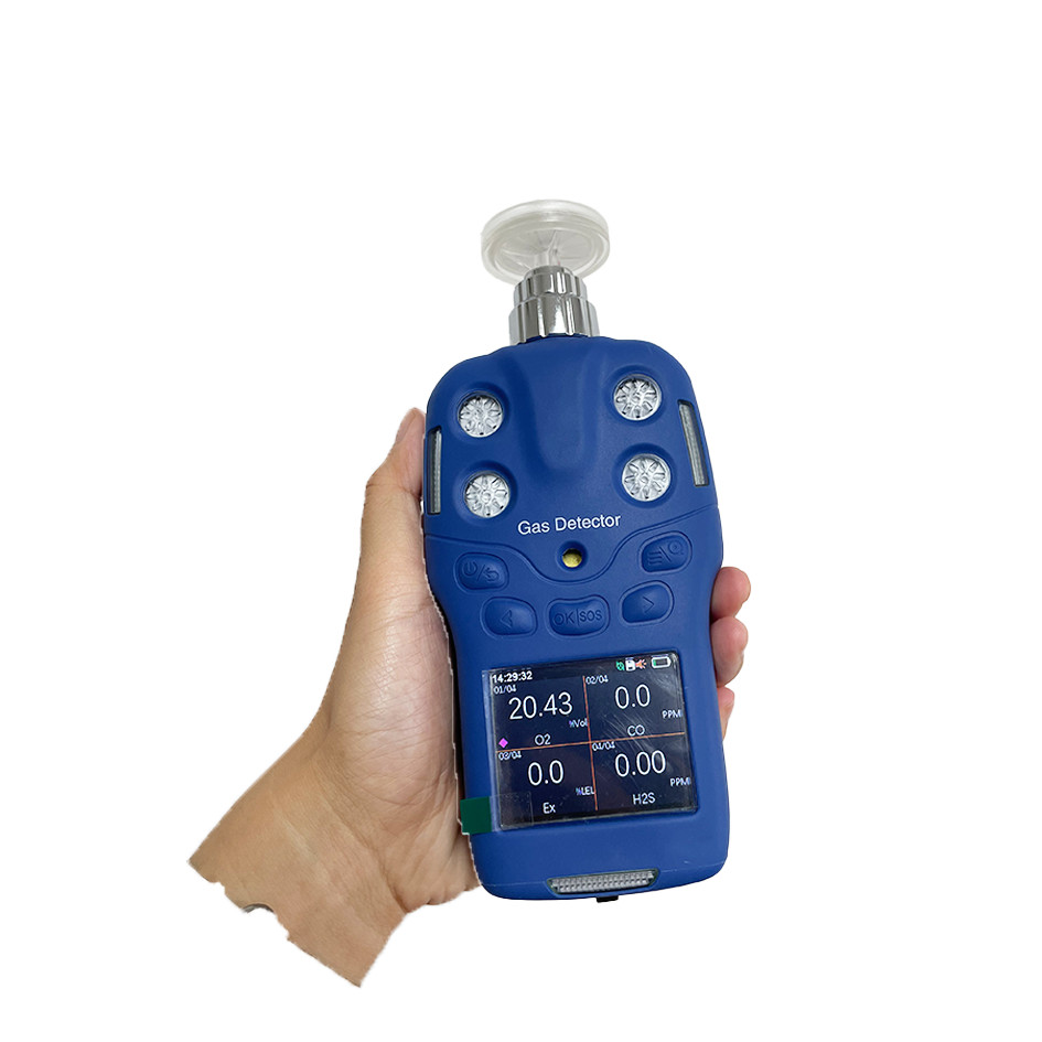 MS400-S Four-Gas Detector with Electrochemical, IR, PID, and Catalytic Sensors