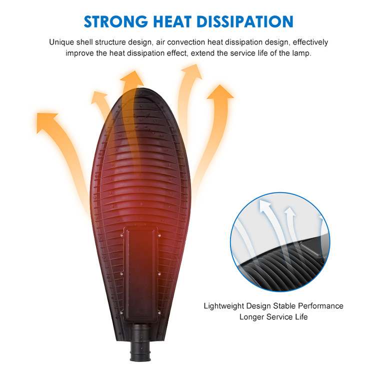 3000K To 6500K Outdoor High Power Street Light Energy Efficiency