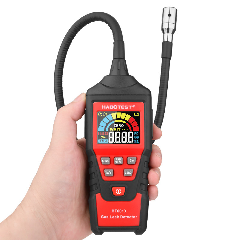 9999ppm Smart Gas Leak Detector , HT601B Combustible Gas Leak Detector