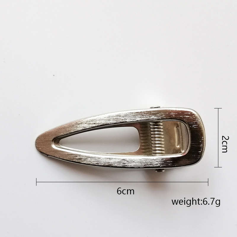 silver gold hair clip wedding accessories pins 6x2cm