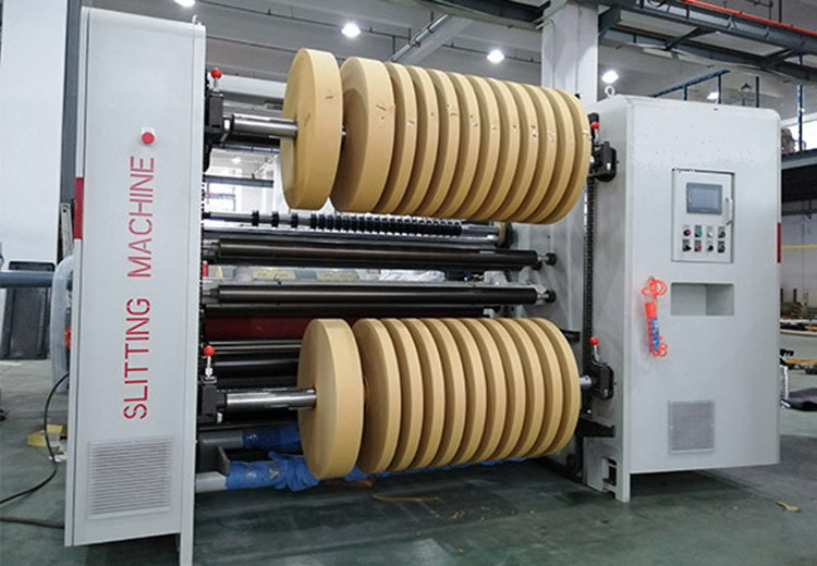 1300mm Adhesive Tape Paper Slitting Machines 26KW Jumbo Roll Slitter Rewinder