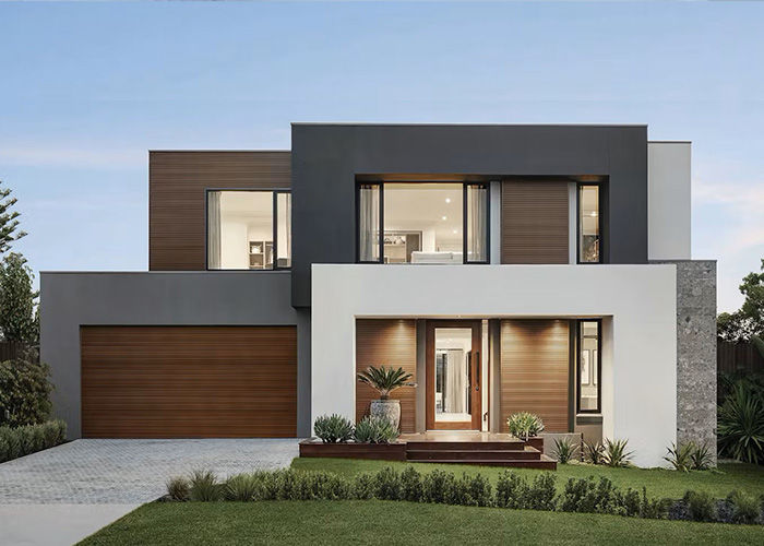 Luxury Prefab Villa 2 Story Steel Frame Modular Home With 4 Bedroom Standard Prefabricated House Kits