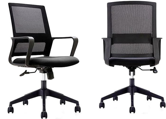 Fixed Armrest Mesh Back Five Claw Office Swivel Chair