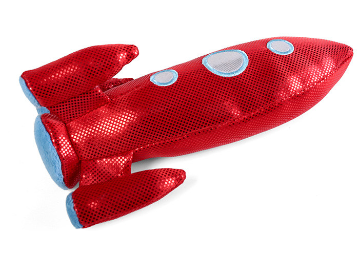 Rocket UFO Aircraft Extremely Durable Dog Toys Indestructible Air Vehicle Fetch Out