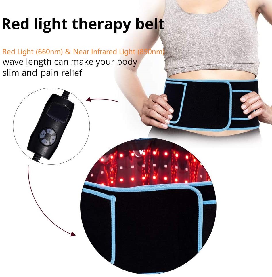 Weight Lose 105pcs LED Red Light Therapy Belt 125x7.5cm