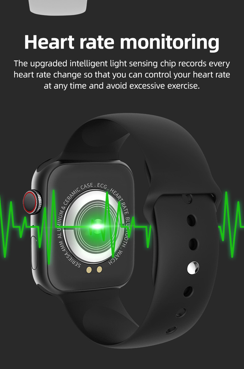 170mAh IPS 320x240 Full Touch Smartwatch IWO 10 T500 Plus BT3.0