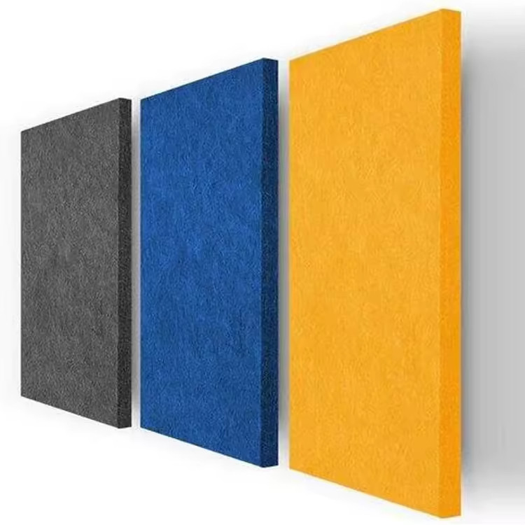100% PET Acoustic Panel Coverage Efficiency Felt Acoustic Panel Custom Size Color
