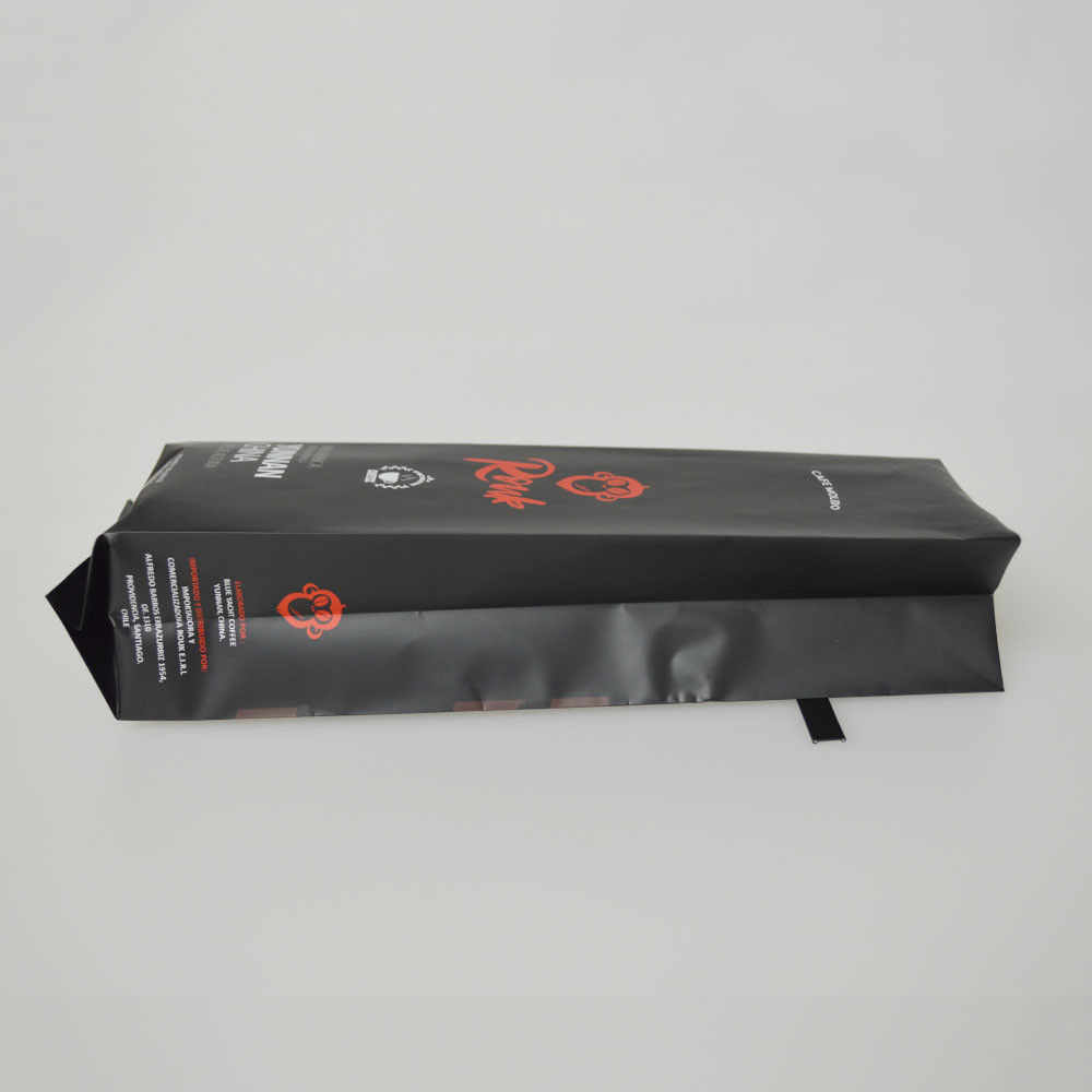 Resealable Plastic Stand Up Aluminum Foil Bag 130mic With Valve / Tin Tie