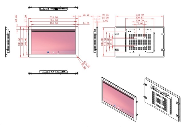 21.5-Inch High-Performance Android Screen for Digital Signage and Industrial Control