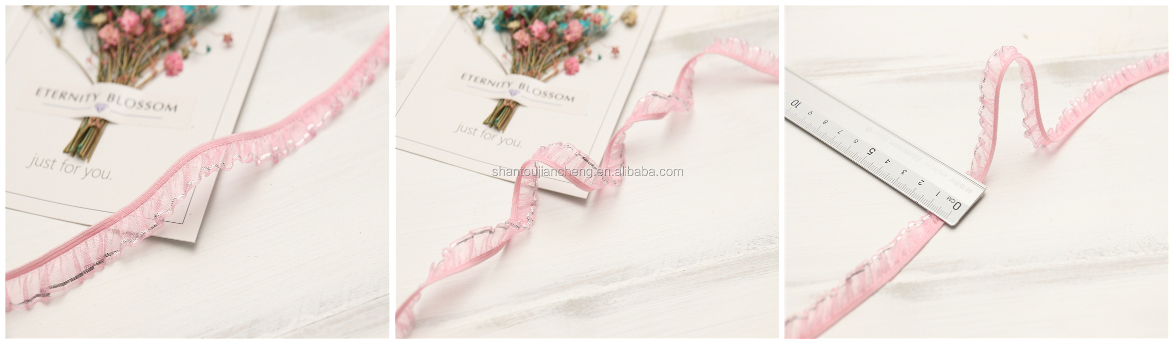 10mm Nylon Elastic Band Underwear Lady Lace Webbing