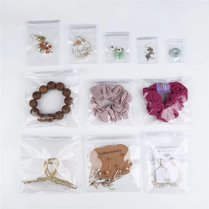 Hot Holographic Laser Reflective Pvc Zipper Bag for Cosmetics Packaging