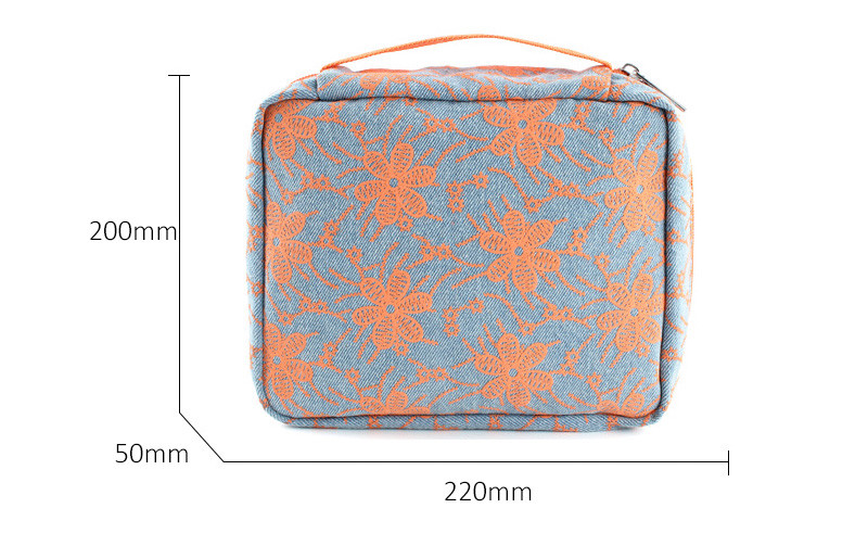 Wash Large Women PU 3 Pieces Travel Cosmetic Bag Set