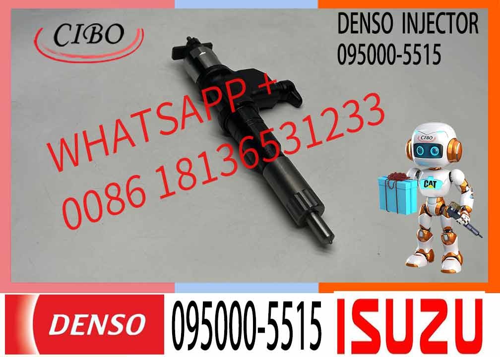 High Quality Common Rail Injector 095000-5515 095000-5516 095000-5517 for 6WF1 6WG1 Diesel Nozzle