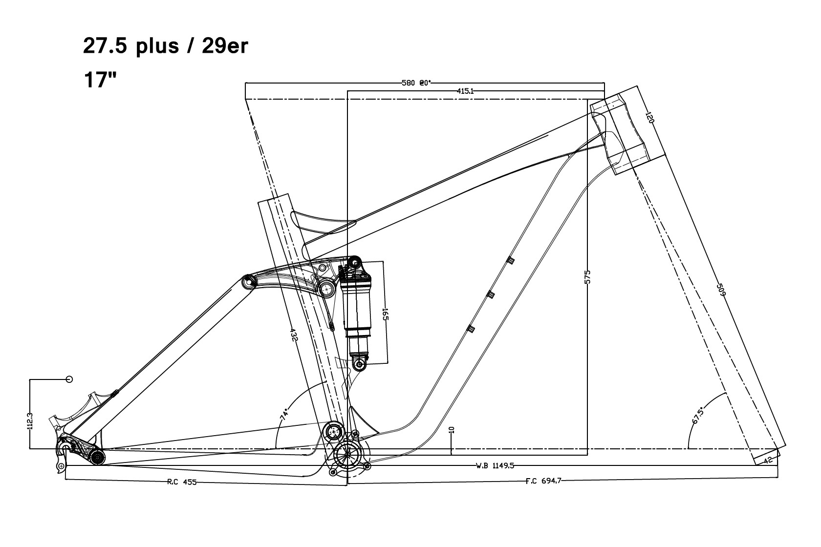 27.5er Alloy Bicycle Frame