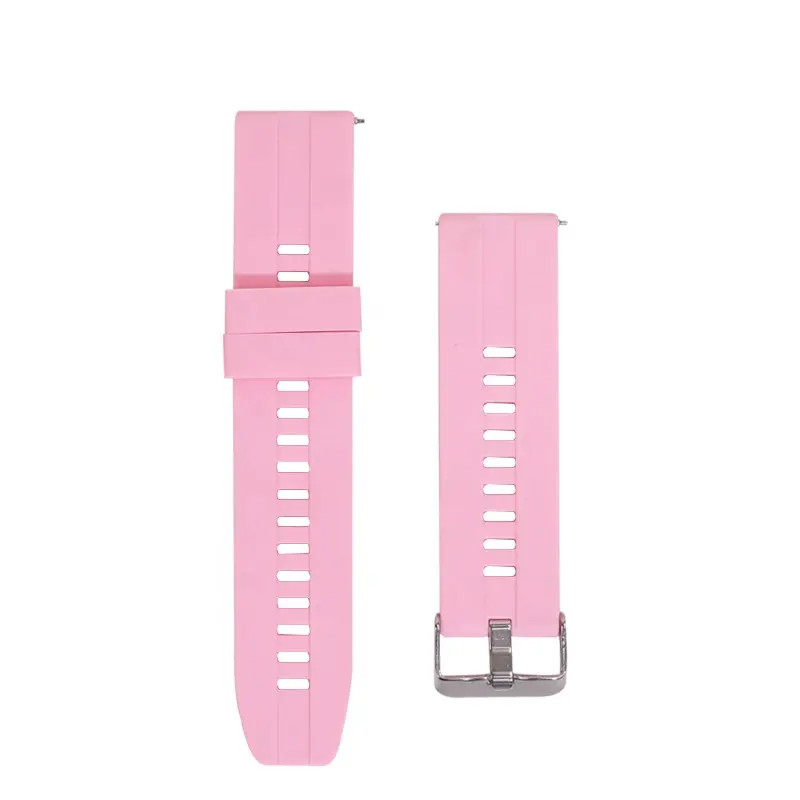 Multicolor Waterproof Silicone Watch Strap , Lightweight Smartwatch Silicone Bands