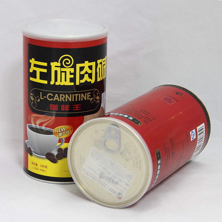 Moistureproof Food Canned Paper Tube Packaging Round Boxes Container